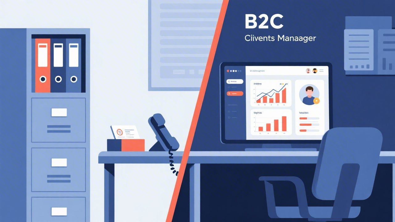 B2C客户治理软件和古板客户治理要领的差别剖析