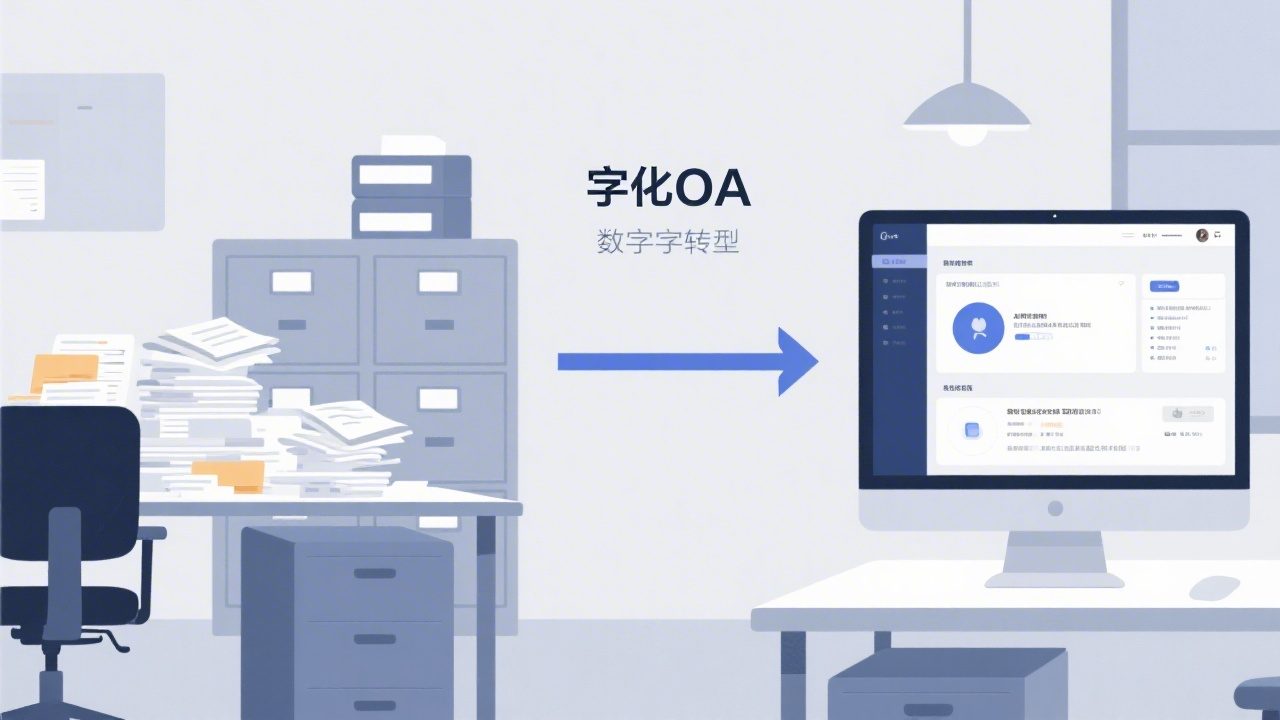 OA办公自动化系统与古板办公方法的焦点区别