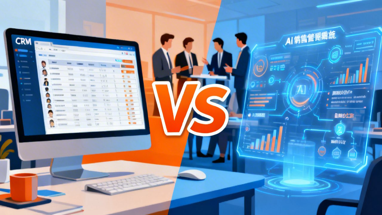 AI销售治理系统与古板CRM的焦点区别