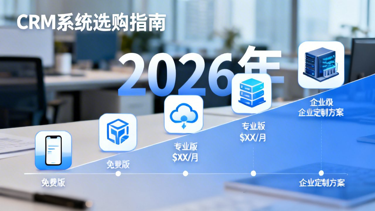 2026年CRM系统价钱全剖析：从免费到企业级的本钱较量