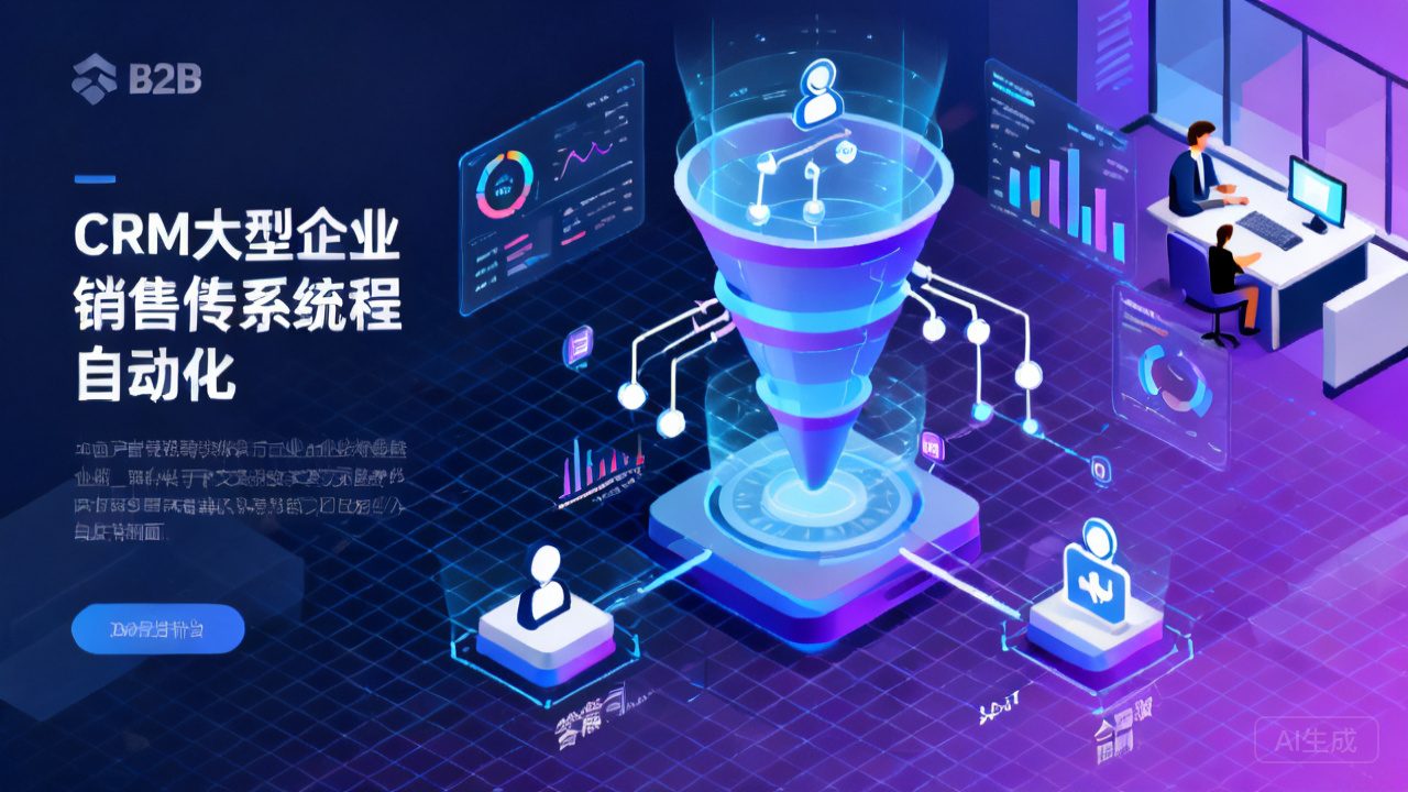 专注B2B的大中型企业CRM盘货：重大销售流程怎么管？？？？？？