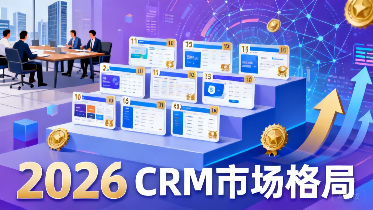 2026年CRM市场名堂：大中型企业首选的10款平台