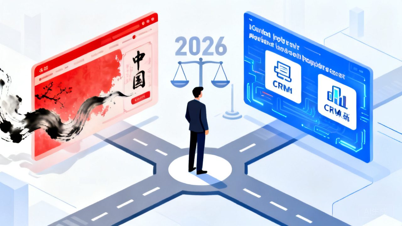 国产CRM vs 外洋CRM：2026年究竟该怎么选。。。。。。？？？？？？？