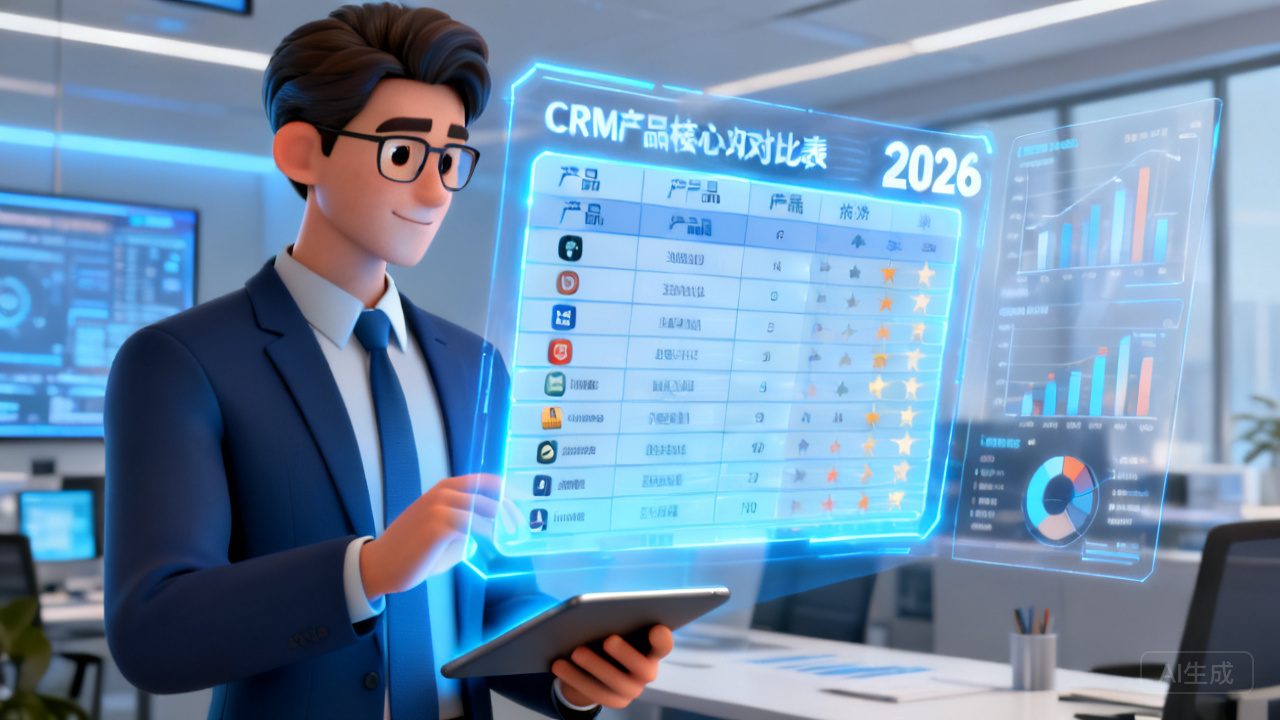CRM系统怎么选。。。。。？？？？？？？？一张表看懂2026年最受推荐的8款产品