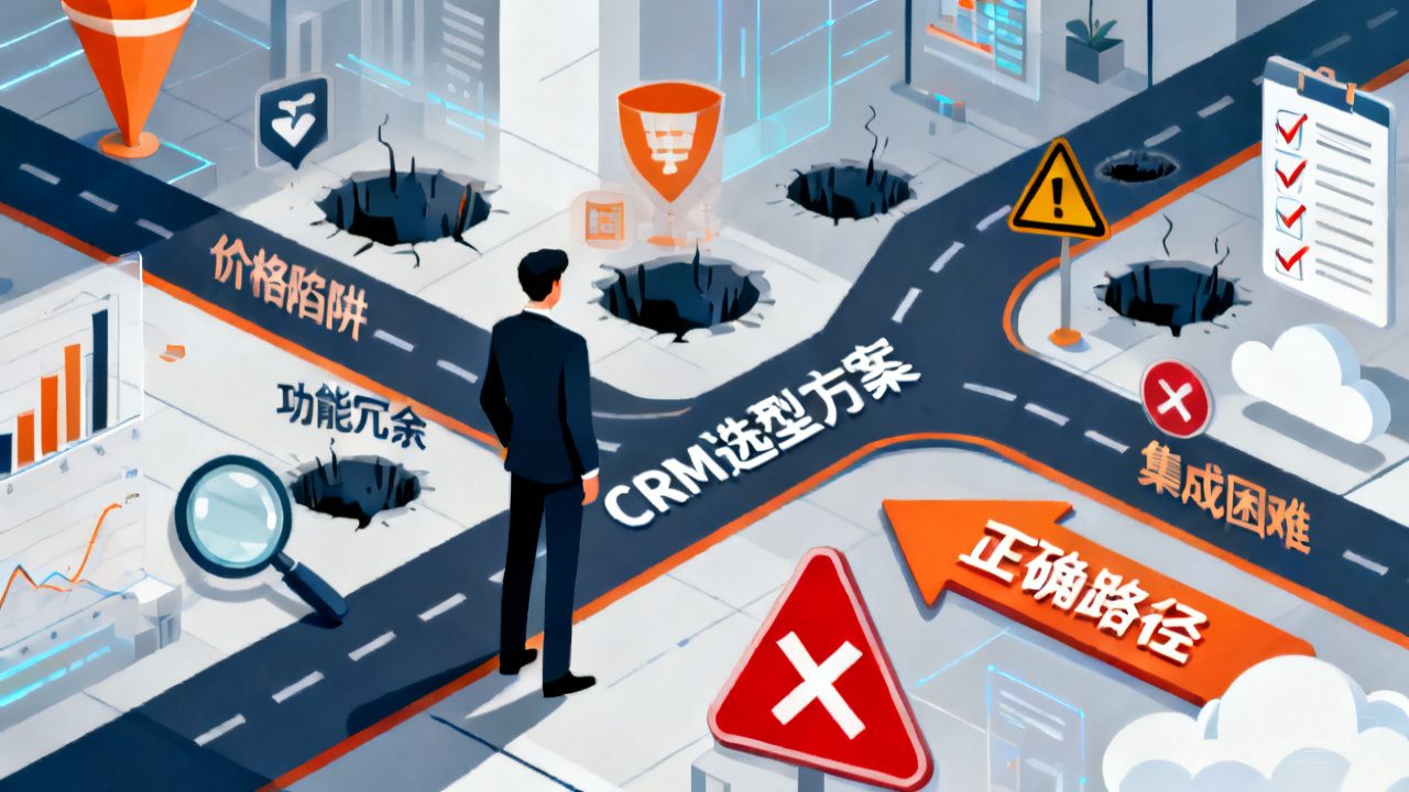 大中型企业CRM销售治理系统选型常见误区：避开这5个坑