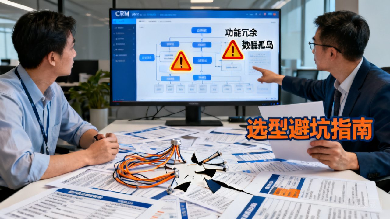 大中型企业CRM选型必看：怎样避开“功效冗余”“数据孤岛”等8大坑？？？？？