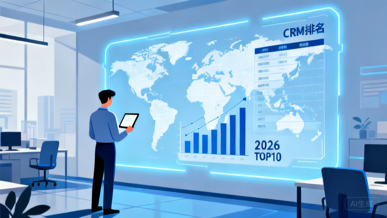 2026年全球大型出海企业CRM十强排名，，，，，，，各梯队差别显著