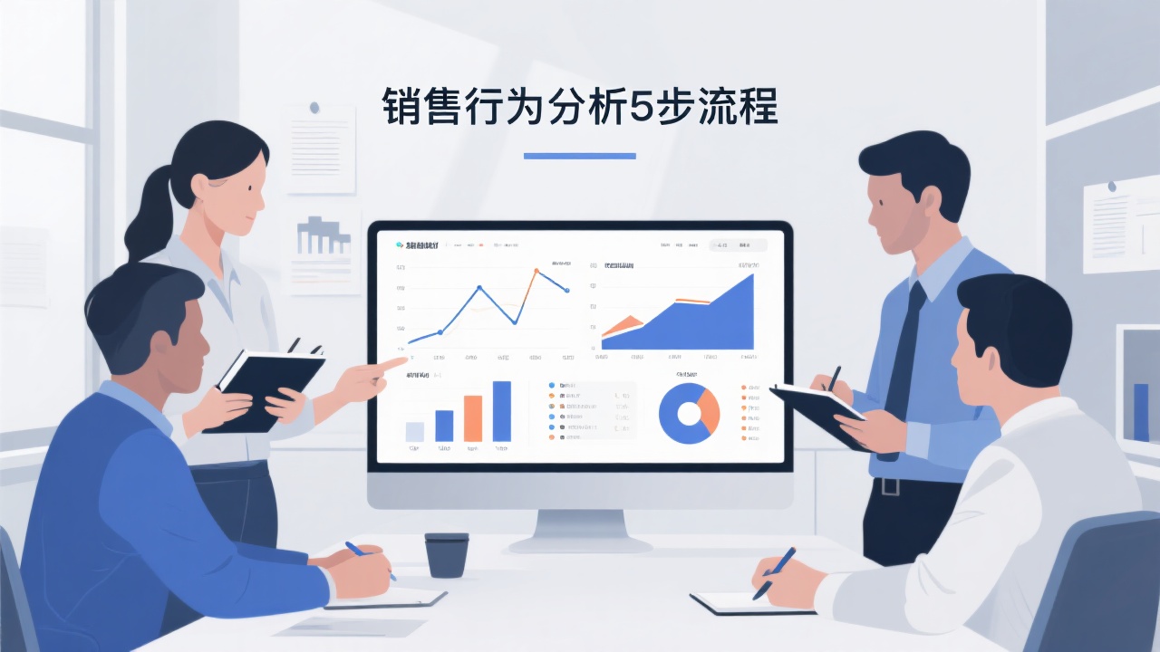 怎样最先销售行为剖析？？？？？？5步完整操作流程 